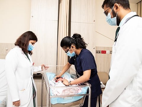 Students of Gulf Medical University are among those who began hybrid classes on Monday. Photo used for illustrative purposes.