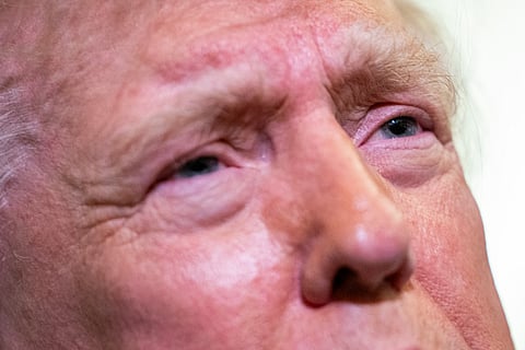 Trump has long relied on unyielding self-confidence to propel him through the worlds of business and politics.