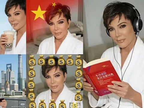 How the reality star went from TV mom to digital manifestation icon on Chinese social media