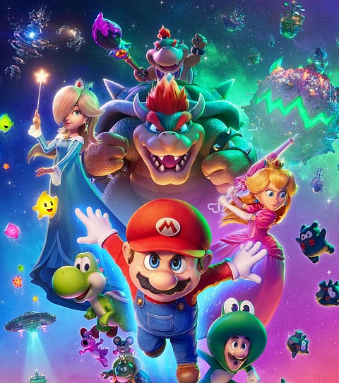 Poster art for 'The Super Mario Galaxy Movie' now streaming in the UAE