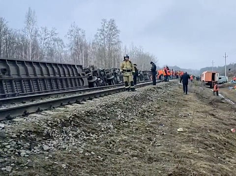 55 injured in Russia train derailment