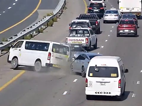 Police urge motorists to stay focused to avoid serious accidents.