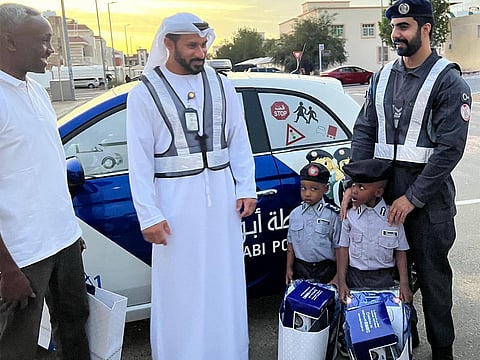 Abu Dhabi Police initiative blends community outreach with road safety lessons.