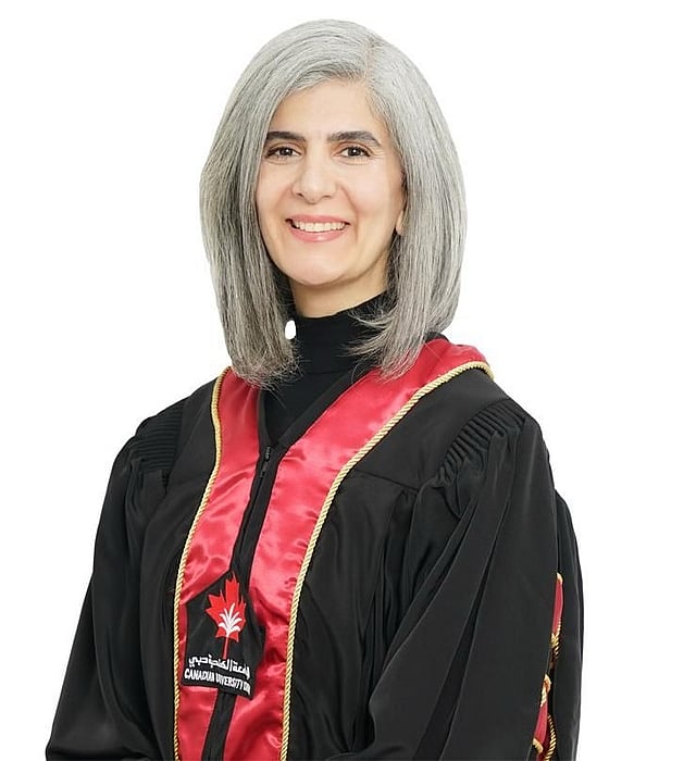 Dr. Aseel A. Takshe, Acting Dean at the School of Health Sciences & Psychology at Canadian University Dubai