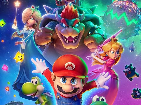 Poster art for 'The Super Mario Galaxy Movie' now streaming in the UAE