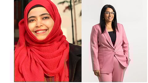 Left: Swaleha Madani, assistant professor, cardiac rehabilitation specialist and Right: Asha Sherwood, parents speaking on the transition back to school.