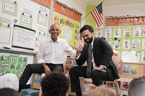 Obama meets Mamdani in New York City before reading to preschoolers