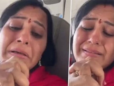 Passengers, gripped by fear, were seen praying and urging the crew to divert the flight.