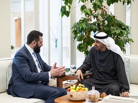UAE and Syrian Presidents discuss bilateral relations and regional developments