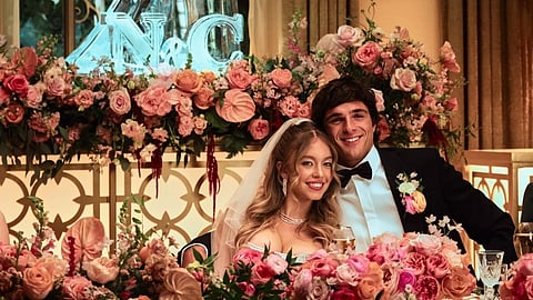 Jacob Elordi and Sydney Sweeney in Euphoria Season 3