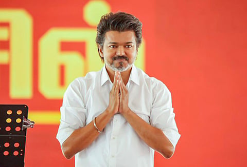 Tamila Vettri Kazhagam (TVK) chief Vijay