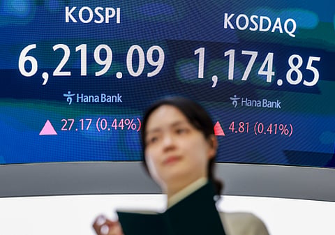 At around 0030 GMT the Nikkei 225 was up 3.91 percent, after briefly jumping above four percent, while South Korea's benchmark Kospi index surged 7.80 percent.