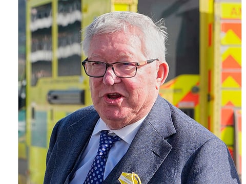 Former Manchester United soccer manager Alex Ferguson