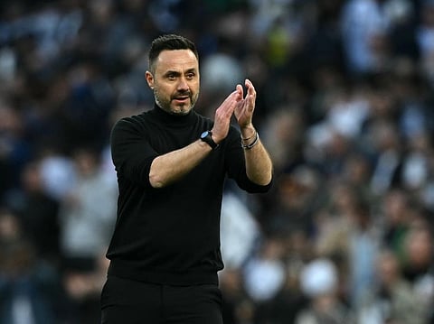Tottenham Hotspur's Italian head coach Roberto De Zerbi has lifted the team out of the relegation zone