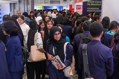 Students from some of Abu Dhabi's top schools at Edufair