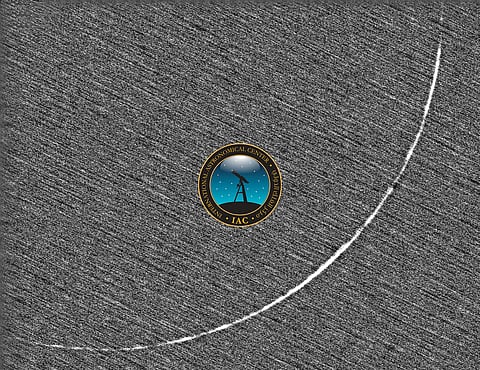 According to the centre, the moon was positioned 7.8 degrees away from the sun at the time of observation and was approximately nine hours old.