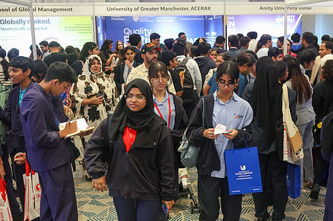 Gulf News Edufair in Abu Dhabi buzzes with students exploring higher education
