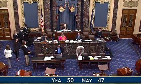 The US Senate on Tuesday passed a resolution seeking to limit President Donald Trump's war powers in Iran.