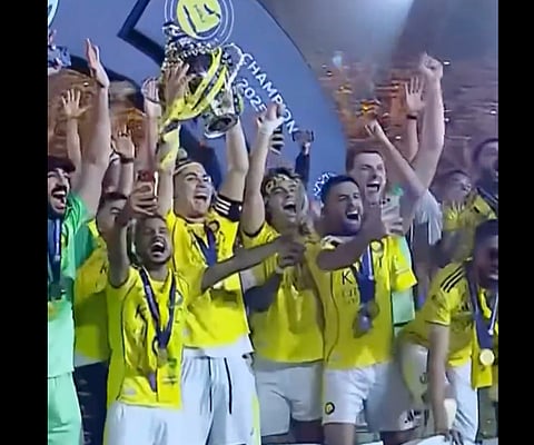 Ronaldo was the Pro League's top scorer in his first two seasons. On Thurday, he scored twice as Al Nassr clinched the Saudi Pro League title with a 4-1 win over Damac.
