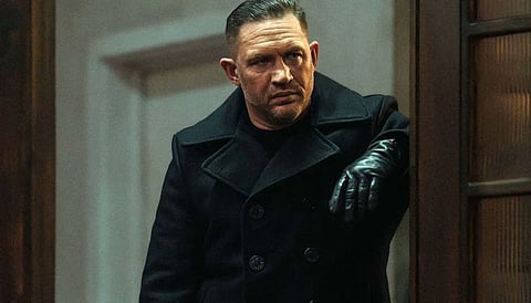 Hardy, who plays the fixer Harry Da Souza in the crime family saga, remains closely tied to the production.