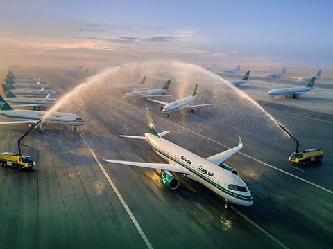 Saudia said the expansion will help modernise its fleet while strengthening connectivity between Saudi Arabia and global markets.