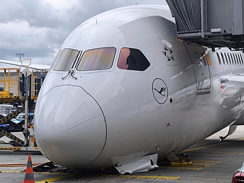 Authorities investigate after Boeing aircraft suffers dramatic ground incident.