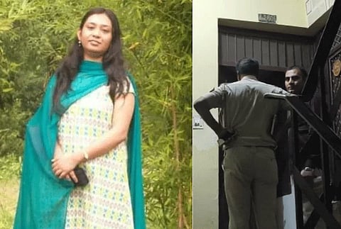 Debosmita Paul was found dead inside her sixth-floor apartment in Vasundhara Enclave on Wednesday, with a deep head injury and severed wrist veins.