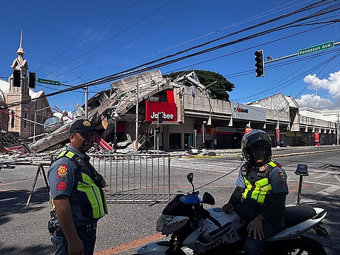 A 7.8-magnitude earthquake struck the southern Philippines on Monday, killing at least three people, collapsing buildings and sparking tsunami warnings across the region.
