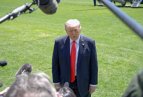 "We're trying to work out a fair deal with Iran," US President Donald Trump told reporters, adding that the United States and Iran were "getting along well".