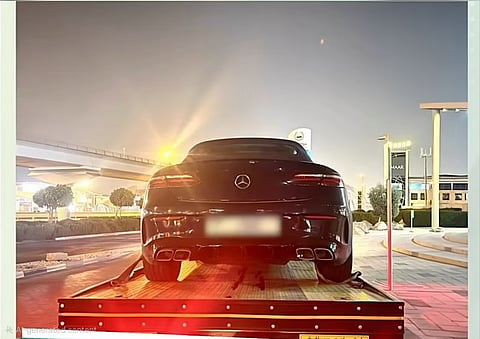 Dubai Police warn motorists that reckless driving can lead to fines and impoundment.
