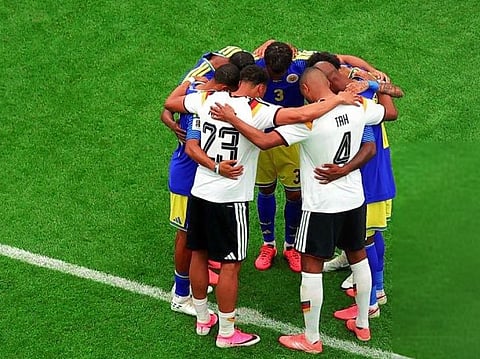 The World Cup often provides special moments away from the games, and this is one of them