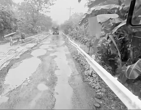 A segment of the Maharlika Highway in Samar.