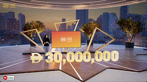 UAE Lottery show host Diala Makki during Lucky Day Draw No. 260620