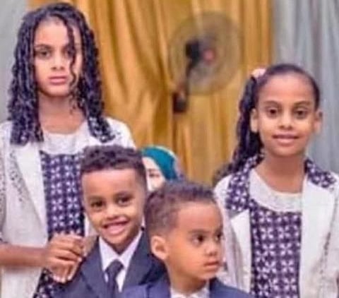 The woman, who was in the ninth month of pregnancy, and her two sons and two daughters died from suffocation after the blaze swept through the family's residence in the Saudi capital.