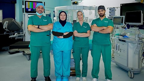 American Hospital Dubai Science Park performs a complex robotic hysterectomy