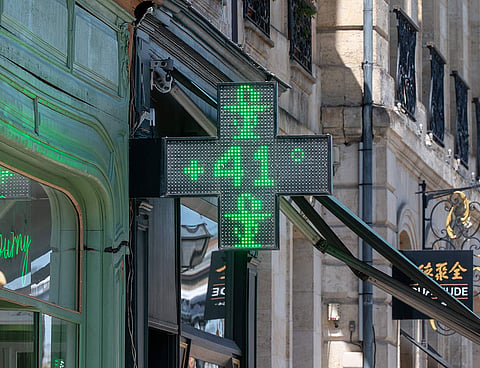 Europe's record-breaking heatwave left around 68,000 households without electricity in northwestern France on Wednesday, authorities said, in the country's first major power outage of the latest bout of extreme weather.