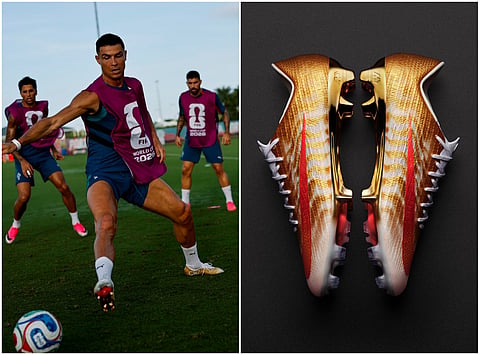 Limited 2,026-pair ‘Gold Scorpion’ boots celebrate Ronaldo’s World Cup legacy