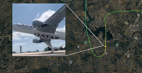 Qatar Airways distances itself from viral low pass by undelivered freighter