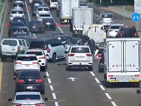 Abu Dhabi Police urged motorists to adhere to safe driving practices to protect lives and property, stressing that distraction behind the wheel remains entirely preventable.