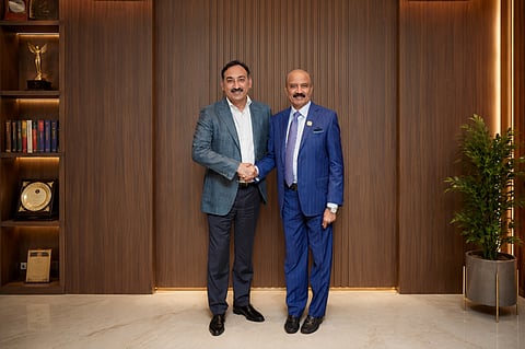 Dr Azad Moopen, executive chairman and Varun Khanna, managing director and group CEO - Aster DM Quality Care Ltd.