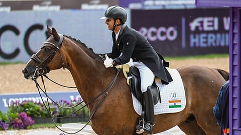 Indian dressage rider Anush Agarwalla secures silver at CDI1 Hagen