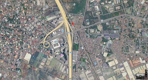 A Google Maps image shows the site of the planned 6,000-square-meter "mega hub" in Bicutan, near the Department of Science and Technology (DOST) headquarters in Metro Manila. The future multimodal transport hub will link the Manila Subway with the North-South Commuter Railway (NSCR), allowing passengers from Bulacan and other parts of Central Luzon to transfer seamlessly to subway services bound for BGC, Ortigas, Quezon City and other key destinations.