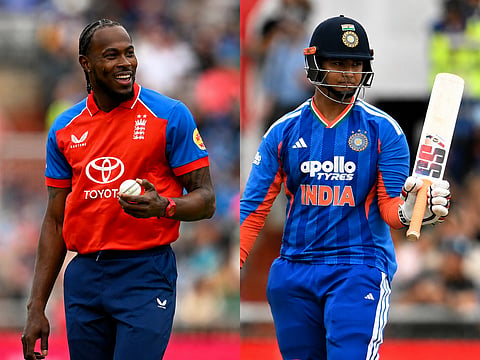 The 15-year-old looked uncomfortable at his crease against Archer again