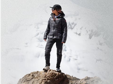 Emirati mountaineer Fatima Al Awadhi