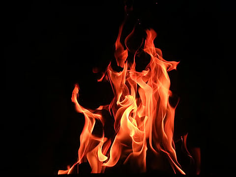 The ministry said the fire had been fully contained.