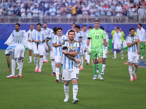 Lionel Messi will play his first-ever game against England at the age of 39