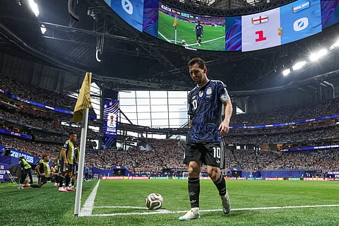 Argentina's forward #10 Lionel Messi