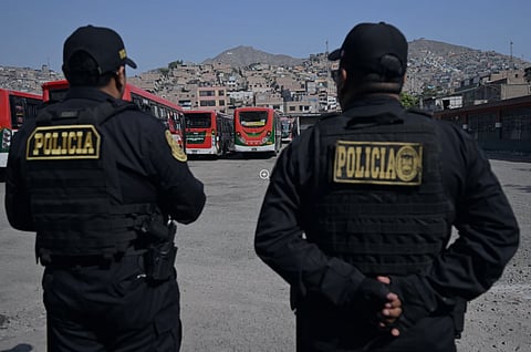 At least 14 people were killed and five were injured after a minibus plunged off a road into a 500-meter ravine in northern Peru.