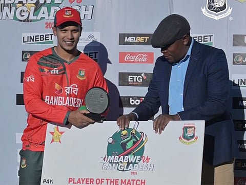 Bangladesh level Zimbabwe T20 series with 34-run win