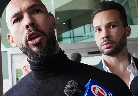 Prosecutors in the UK had requested the Tate brothers' extradition. File photo taken in February 2025.